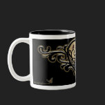 "Patience" Black Tribal Heart Faery Mug