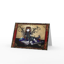 "Patience" Gothic Fairytale Card by mykajelina "Patience" Gothic Fairytale Card