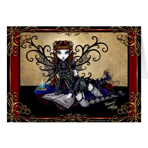 "Patience" Gothic Fairytale Card