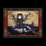 "Patience" Gothic Fairytale Postcard