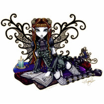 Patience Gothic Reading Fairy Photo Sculpture photo sculptures by mykajelina Patience Gothic Reading Fairy Photo Sculpture photo sculptures