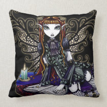 Patience Gothic Victorian Fairy Art Pillow pillows