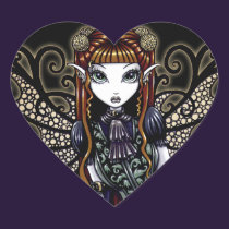 "Patience" Gothic Victorian Fairy Stickers stickers