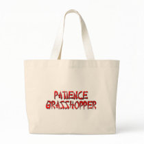 PATIENCE GRASSHOPPER CANVAS BAG