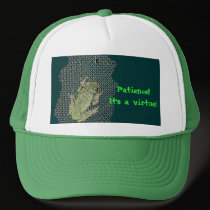 Patience!! It's a virtue! Cap hats