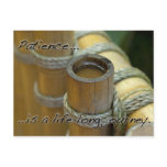 Patience-postcard