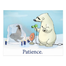 "Patience" Postcard
