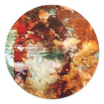 Patience Round Stickers