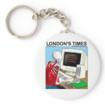Patience W/ Computer Funny Gifts Tees Collectibles Keychain