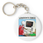 Patience W/ Computer Funny Gifts Tees Collectibles Keychain