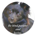 Patient,kind & loving_ Sticker by zazzlegirboy09 Patient,kind & loving_ Sticker