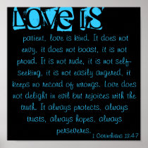 patient, love is kind. It does not envy, it do... Poster