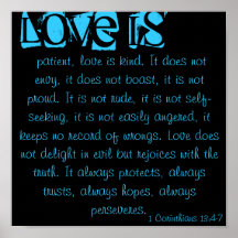patient, love is kind. It does not envy, it do... Poster