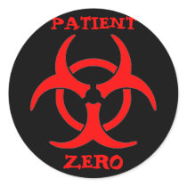 Patient Zero Biohazard Sticker