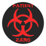 Patient Zero Biohazard Sticker