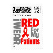 Patients - I Wear Red Ribbon Postage Stamp