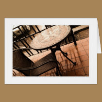 Patio in the Rain cards