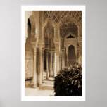 Patio of the Lions, Alhambra Palace Poster