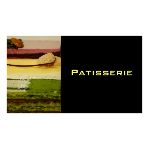 Patisserie Business Card II (front side)