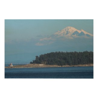 Patos Island Lighthouse Wood Wall Art