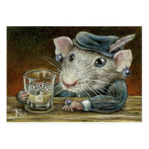Patricia the rat ACEO prints business cards by tanyabond Patricia the rat ACEO prints business cards
