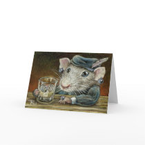 Patricia the rat greeting cards