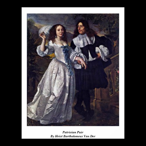 Patrician Pair By Heist Bartholomeus Van Der Print