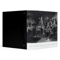 Patrick Henry addressing the Virginia Assembly 3 Ring Binder