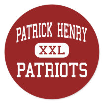 Patrick Henry - Patriots - Middle - Houston Texas stickers by customteamsportswear Patrick Henry - Patriots - Middle - Houston Texas stickers