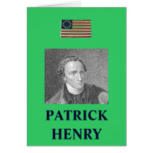 PATRICK HENRY QUOTE CARD