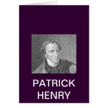 PATRICK HENRY QUOTE CARD