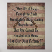 Patrick Henry: Right to Bear Arms Print