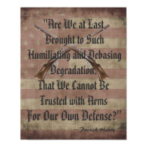 "Patrick Henry's Lament" posters
