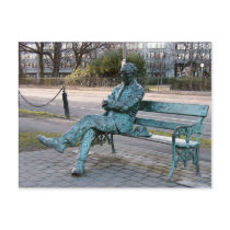 Patrick Kavenagh - Irish Poet Sculpture postcards