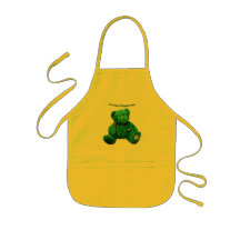 Patrick O'Ferguson Green Bear Kids or Adult Apron