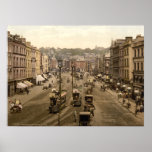 Patrick's Street Cork City, 19th century Ireland Poster