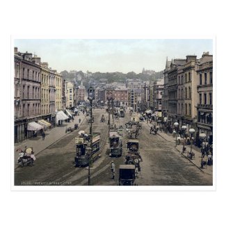 Patricks Street, Cork city, Antique postcard
