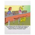 PATRIOT ACT / BANK ROBBERY CUSTOMIZED LETTERHEAD