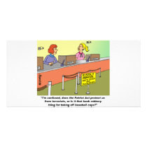 PATRIOT ACT / BANK ROBBERY CUSTOM PHOTO CARD