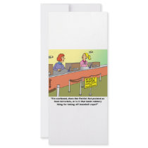 PATRIOT ACT / BANK ROBBERY rack cards