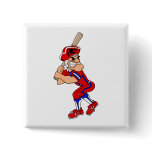 Patriot Baseball Pinback Button