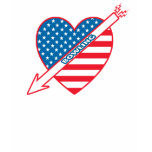 Patriot Bowling Heart Shirt