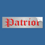 Patriot bumper stickers