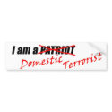patriot bumper stickers by HoustonTea patriot bumper stickers