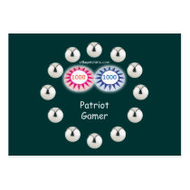 Patriot Gamer Pinball Business Card Templates