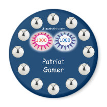 Patriot Gamer Pinball Magnet