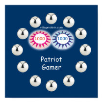 Patriot Gamer Pinball Posters