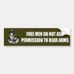 Patriot -Permission Bumper Stickers