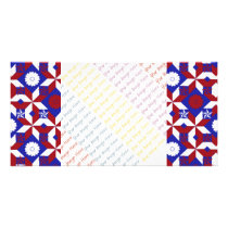 Patriot Quilt custom Photo Cards