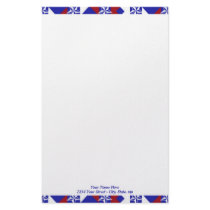 Patriot Quilt custom Personalized Stationery